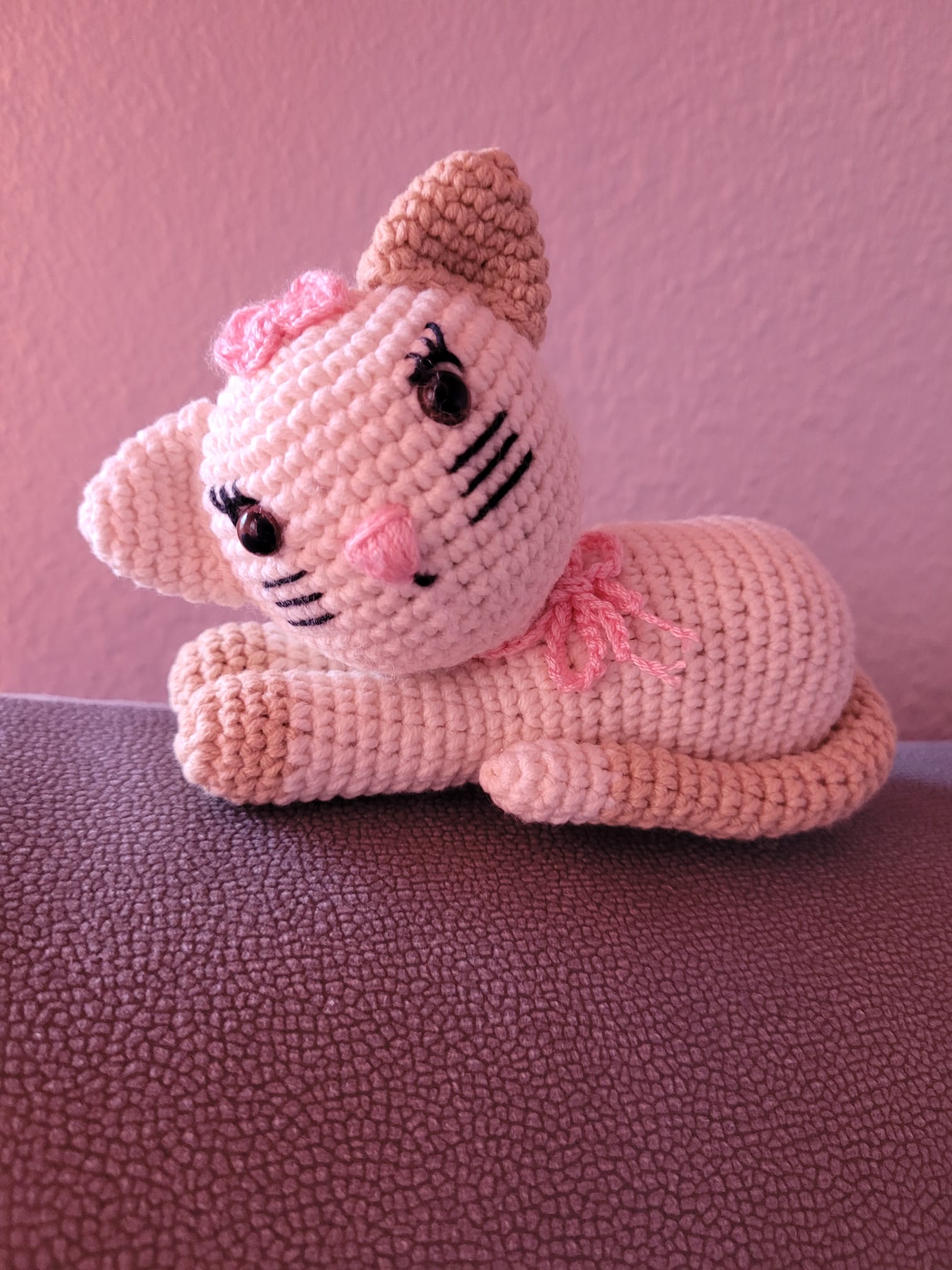 Peluche Chat au crochet faite main – Sisicrochet