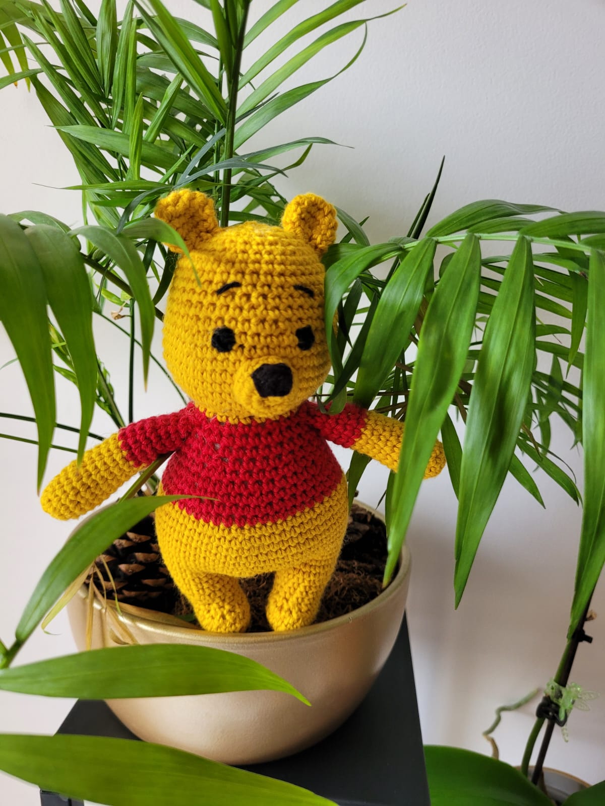 Peluche winnie l'ourson au crochet faite main – Sisicrochet